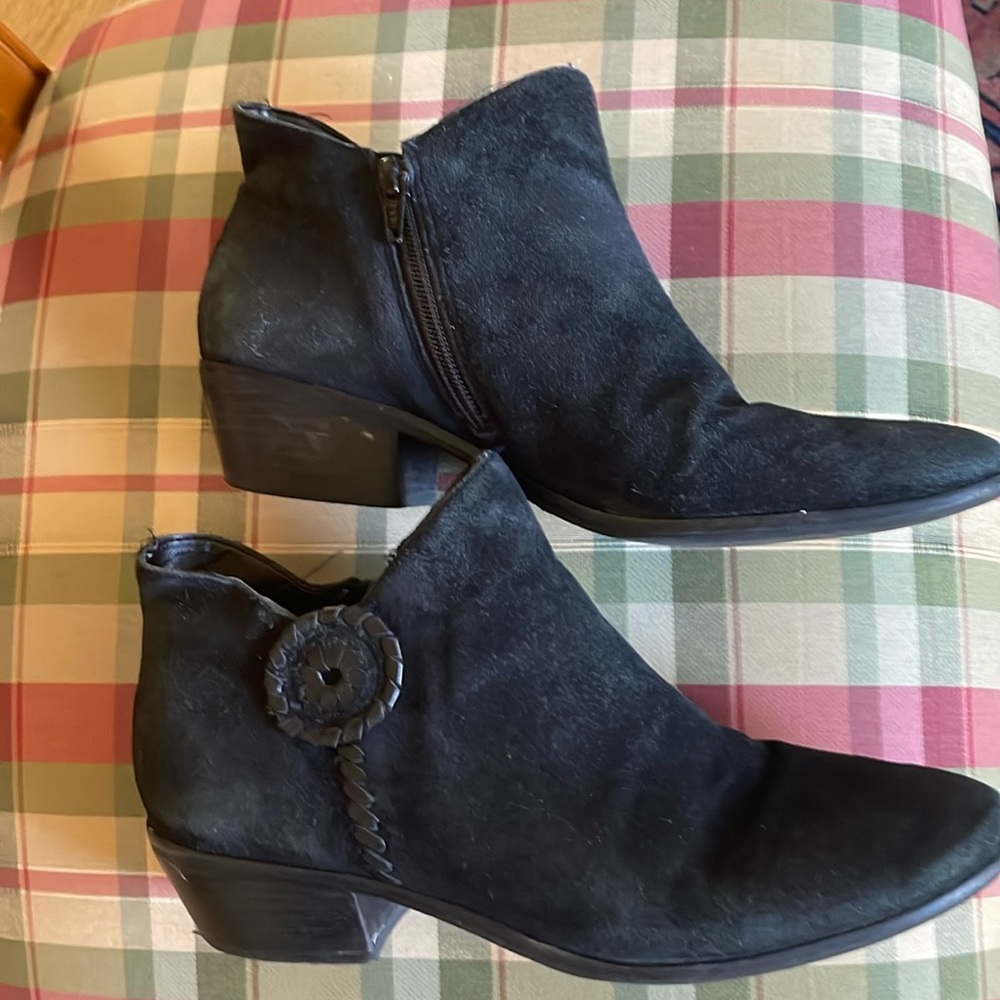 Jack Rogers suede ankle boots